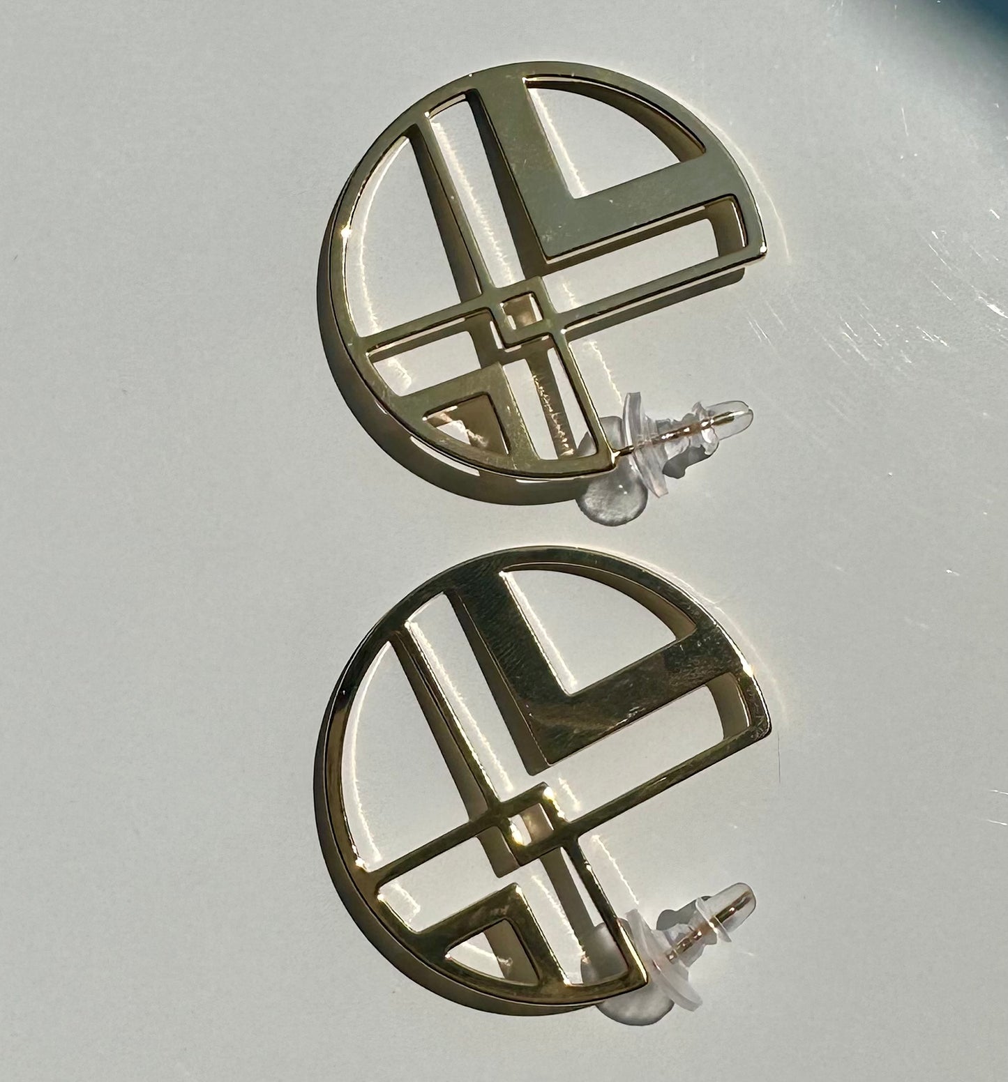 Geometric circle Earrings
