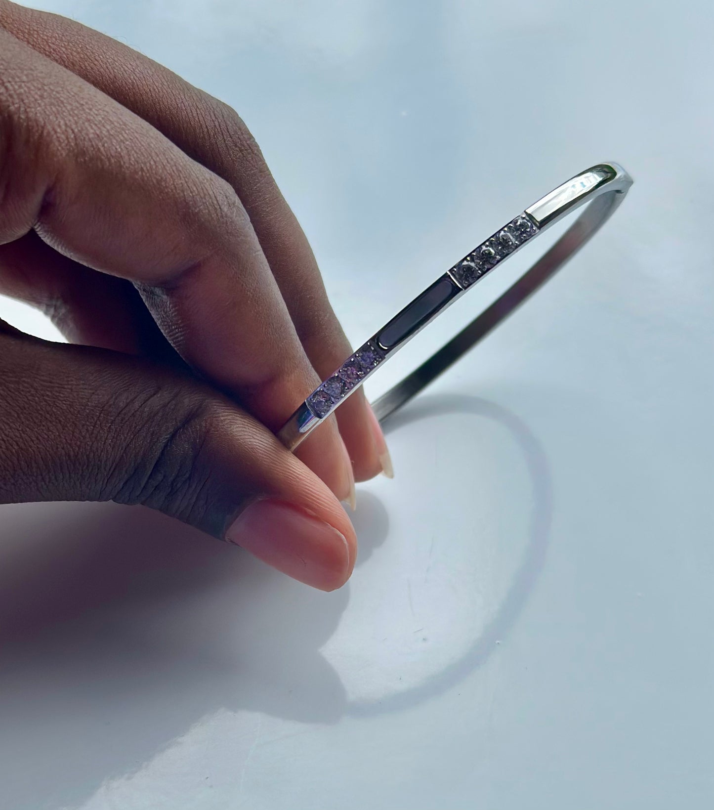 Bangle With Crystal Accents