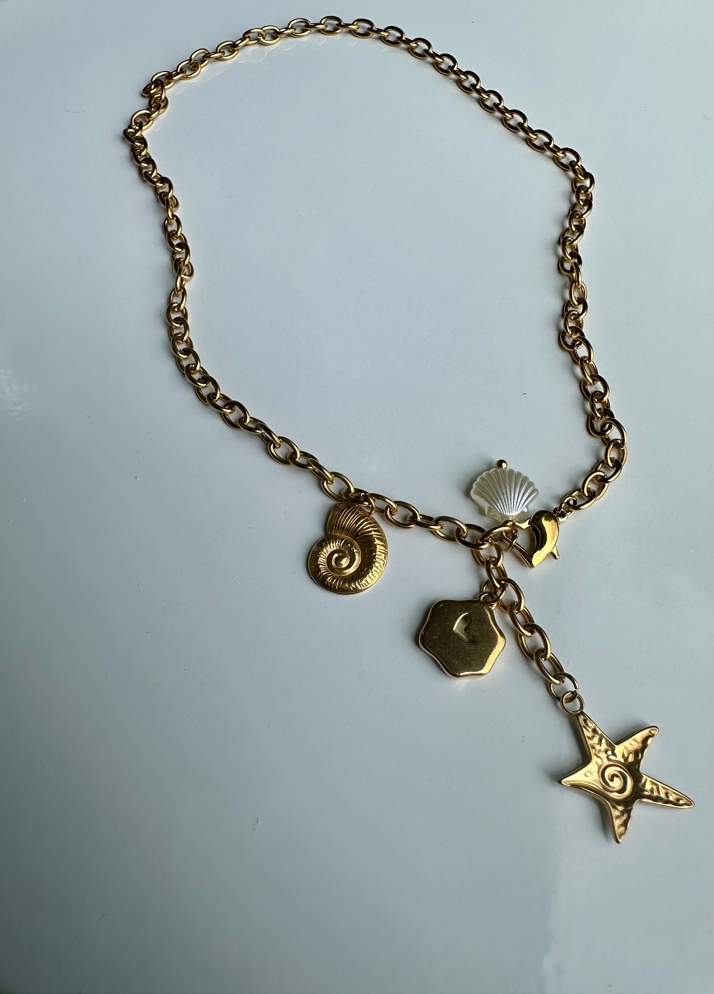 Ocean-Inspired Charm Necklace