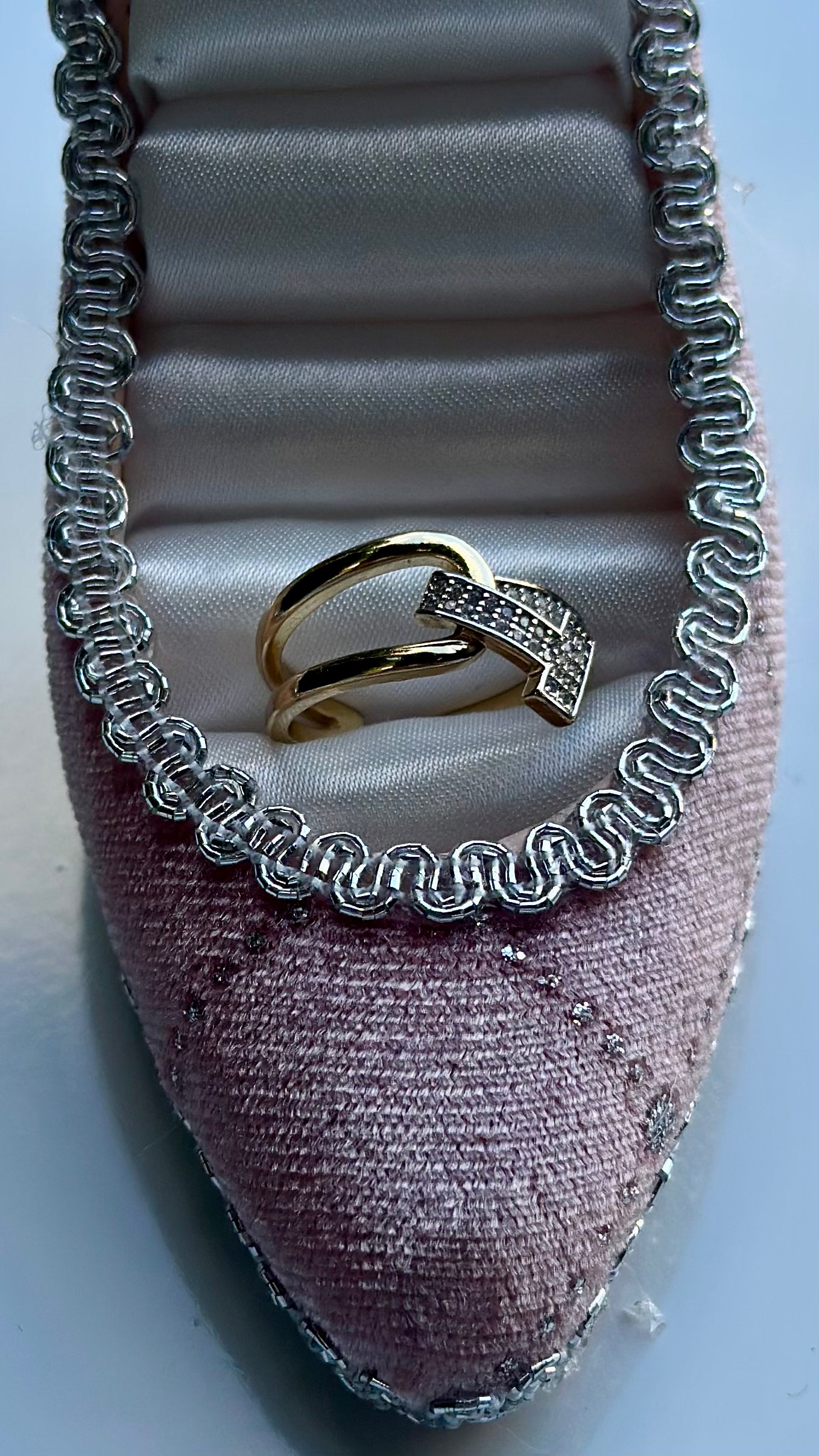 Crystal Crossover Ring