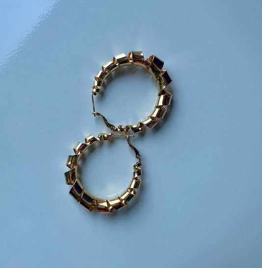 Geometric Hoop Earrings