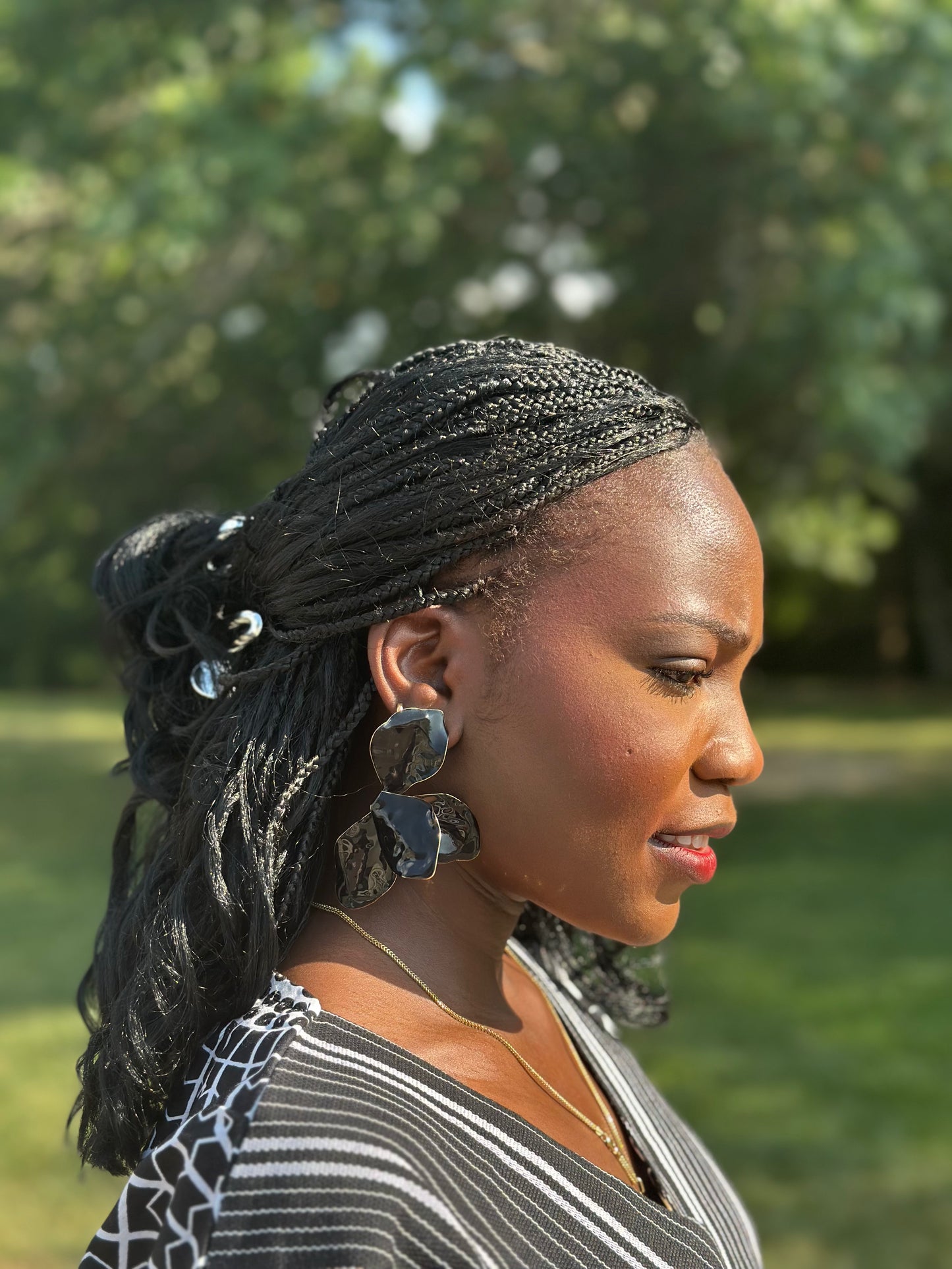 Statement Floral Earrings