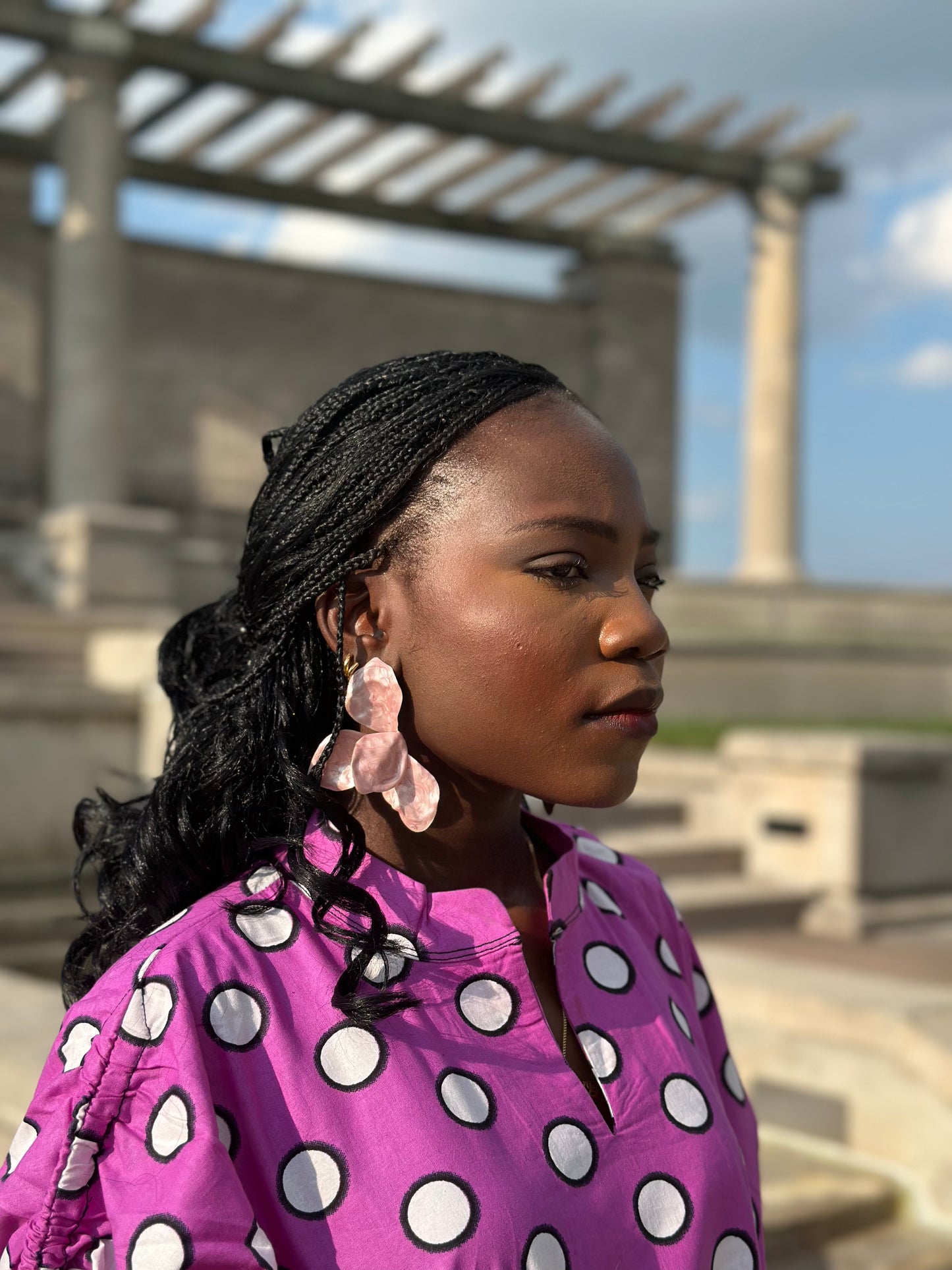 Statement Floral Earrings