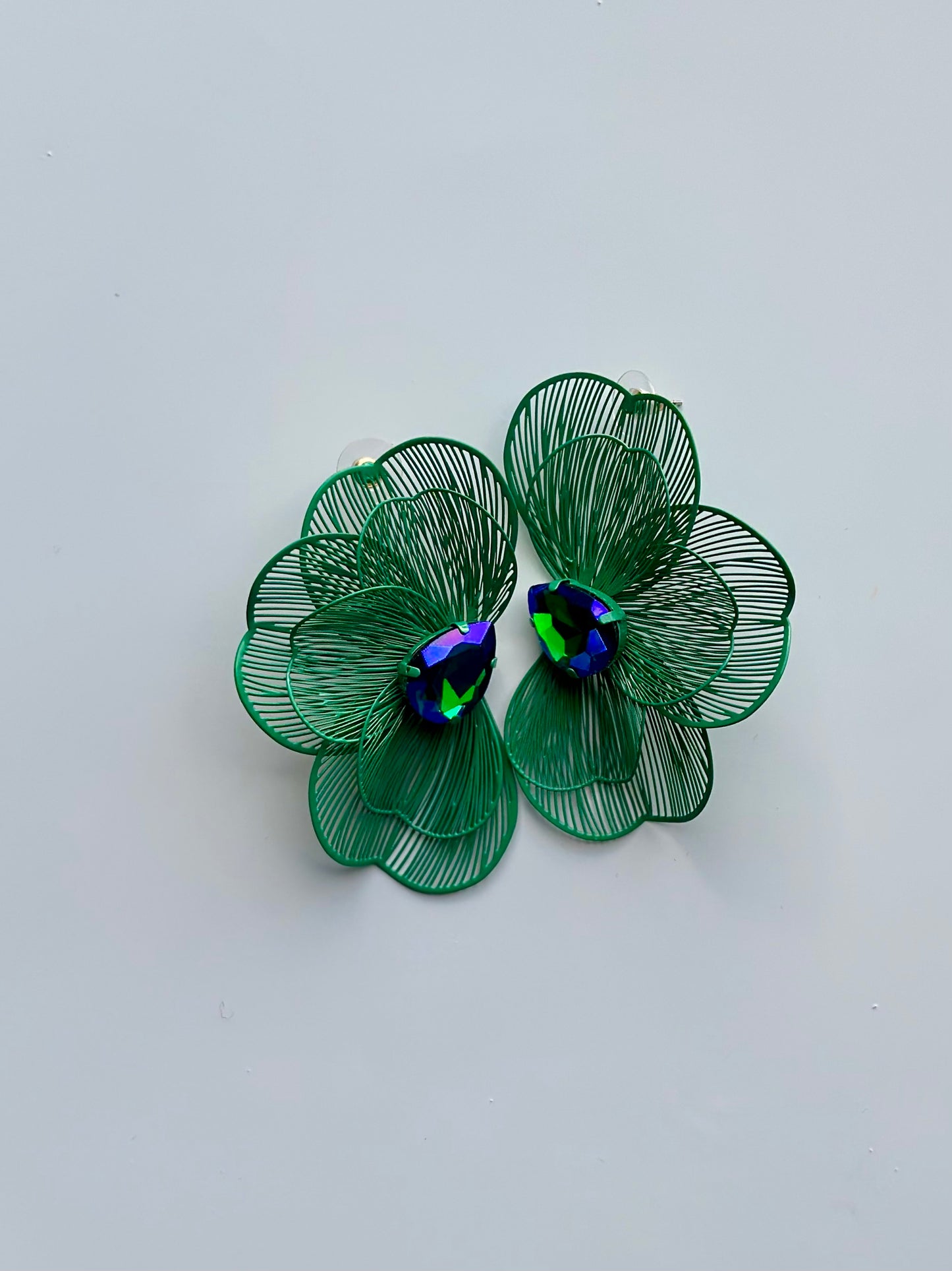 Radiant Wire Bloom Earrings