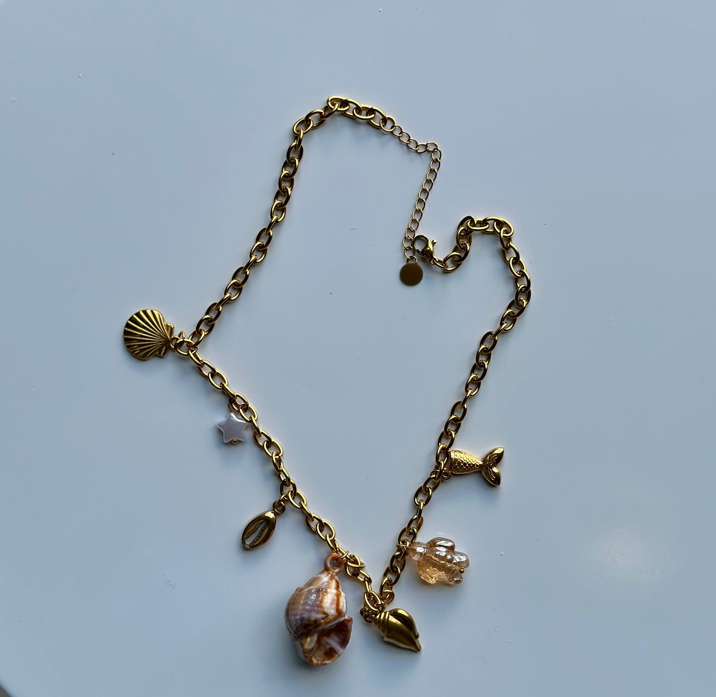 Seashell Charm Necklace